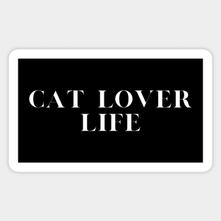 Cat Lover Life Sticker